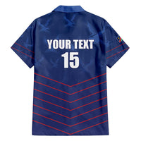 Custom Namibia Cricket Family Matching Off Shoulder Short Dress and Hawaiian Shirt Go Eagles Go - Wonder Print Shop