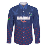 Custom Namibia Cricket Family Matching Puletasi and Hawaiian Shirt Go Eagles Go - Wonder Print Shop