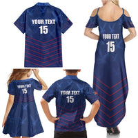 Custom Namibia Cricket Family Matching Summer Maxi Dress and Hawaiian Shirt Go Eagles Go - Wonder Print Shop