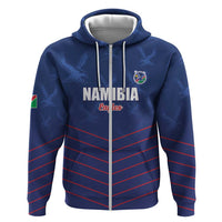 Custom Namibia Cricket Hoodie Go Eagles Go - Wonder Print Shop