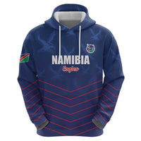 Custom Namibia Cricket Hoodie Go Eagles Go - Wonder Print Shop