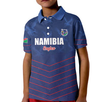 Custom Namibia Cricket Kid Polo Shirt Go Eagles Go - Wonder Print Shop