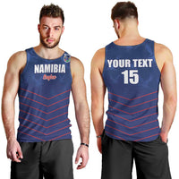 Custom Namibia Cricket Men Tank Top Go Eagles Go - Wonder Print Shop