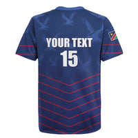 Custom Namibia Cricket Rugby Jersey Go Eagles Go - Wonder Print Shop