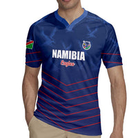 Custom Namibia Cricket Rugby Jersey Go Eagles Go - Wonder Print Shop