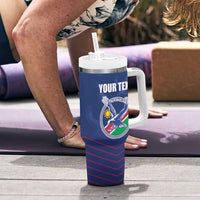 Custom Namibia Cricket Tumbler With Handle Go Eagles Go - Wonder Print Shop