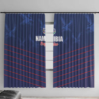 Namibia Cricket Window Curtain Go Eagles Go - Wonder Print Shop