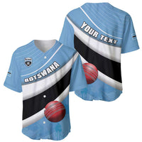 Custom Botswana Cricket Baseball Jersey Go Baggy Blues - Wonder Print Shop