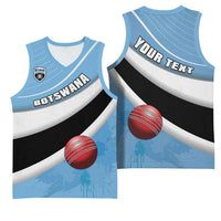Custom Botswana Cricket Basketball Jersey Go Baggy Blues - Wonder Print Shop
