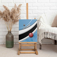 Botswana Cricket Canvas Wall Art Go Baggy Blues - Wonder Print Shop