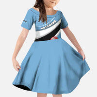 Custom Botswana Cricket Family Matching Mermaid Dress and Hawaiian Shirt Go Baggy Blues - Wonder Print Shop