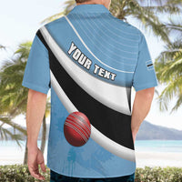 Custom Botswana Cricket Hawaiian Shirt Go Baggy Blues - Wonder Print Shop
