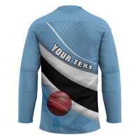Custom Botswana Cricket Hockey Jersey Go Baggy Blues - Wonder Print Shop
