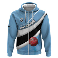 Custom Botswana Cricket Hoodie Go Baggy Blues - Wonder Print Shop