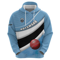 Custom Botswana Cricket Hoodie Go Baggy Blues - Wonder Print Shop