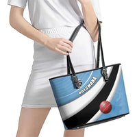Botswana Cricket Leather Tote Bag Go Baggy Blues - Wonder Print Shop
