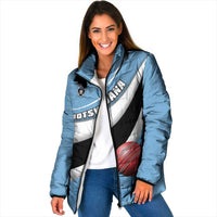 Custom Botswana Cricket Padded Jacket Go Baggy Blues - Wonder Print Shop