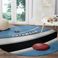 Botswana Cricket Round Carpet Go Baggy Blues - Wonder Print Shop