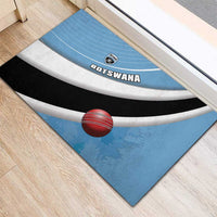 Botswana Cricket Rubber Doormat Go Baggy Blues - Wonder Print Shop