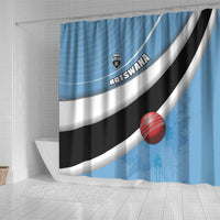Botswana Cricket Shower Curtain Go Baggy Blues - Wonder Print Shop