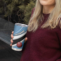 Custom Botswana Cricket Tumbler Cup Go Baggy Blues - Wonder Print Shop