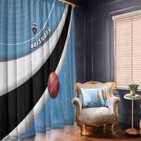 Botswana Cricket Window Curtain Go Baggy Blues - Wonder Print Shop