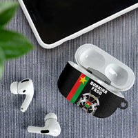 Burkina Faso Striped AirPods Case African Mud Cloth Pattern - Black - Wonder Print Shop