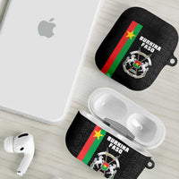 Burkina Faso Striped AirPods Case African Mud Cloth Pattern - Black - Wonder Print Shop
