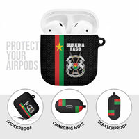Burkina Faso Striped AirPods Case African Mud Cloth Pattern - Black - Wonder Print Shop