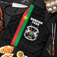 Burkina Faso Striped Apron African Mud Cloth Pattern - Black - Wonder Print Shop