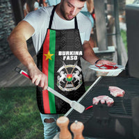 Burkina Faso Striped Apron African Mud Cloth Pattern - Black - Wonder Print Shop