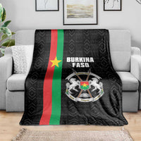 Burkina Faso Striped Blanket African Mud Cloth Pattern - Black - Wonder Print Shop