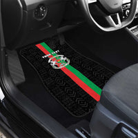 Burkina Faso Striped Car Mats African Mud Cloth Pattern - Black - Wonder Print Shop