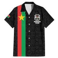 Personalized Burkina Faso Striped Family Matching Mermaid Dress and Hawaiian Shirt African Mud Cloth Pattern - Black - Wonder Print Shop