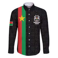 Personalized Burkina Faso Striped Family Matching Puletasi and Hawaiian Shirt African Mud Cloth Pattern - Black - Wonder Print Shop