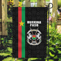 Burkina Faso Striped Garden Flag African Mud Cloth Pattern - Black - Wonder Print Shop