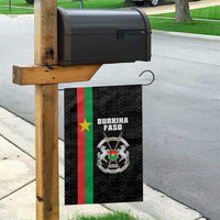 Burkina Faso Striped Garden Flag African Mud Cloth Pattern - Black - Wonder Print Shop