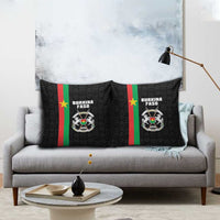 Burkina Faso Striped Pillow Cover African Mud Cloth Pattern - Black - Wonder Print Shop
