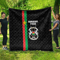 Burkina Faso Striped Quilt African Mud Cloth Pattern - Black - Wonder Print Shop