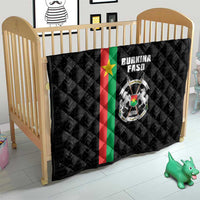 Burkina Faso Striped Quilt African Mud Cloth Pattern - Black - Wonder Print Shop