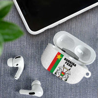 Burkina Faso Striped AirPods Case African Mud Cloth Pattern - White - Wonder Print Shop