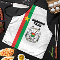 Burkina Faso Striped Apron African Mud Cloth Pattern - White - Wonder Print Shop