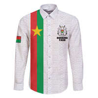 Personalized Burkina Faso Striped Family Matching Short Sleeve Bodycon Dress and Hawaiian Shirt African Mud Cloth Pattern - White - Wonder Print Shop