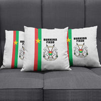 Burkina Faso Striped Pillow Cover African Mud Cloth Pattern - White - Wonder Print Shop