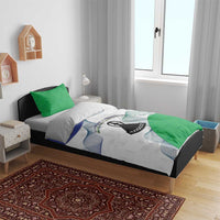 Lesotho Bedding Set Coat Of Arms With Kente Pattern - Wonder Print Shop