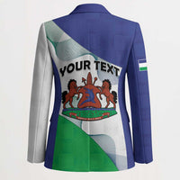 Personalized Lesotho Blazer Coat Of Arms With Kente Pattern - Wonder Print Shop