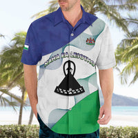 Personalized Lesotho Hawaiian Shirt Coat Of Arms With Kente Pattern - Wonder Print Shop