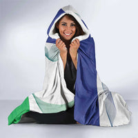 Lesotho Hooded Blanket Coat Of Arms With Kente Pattern - Wonder Print Shop