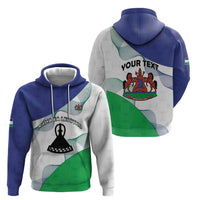 Personalized Lesotho Hoodie Coat Of Arms With Kente Pattern - Wonder Print Shop