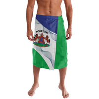 Personalized Lesotho Lavalava Coat Of Arms With Kente Pattern - Wonder Print Shop
